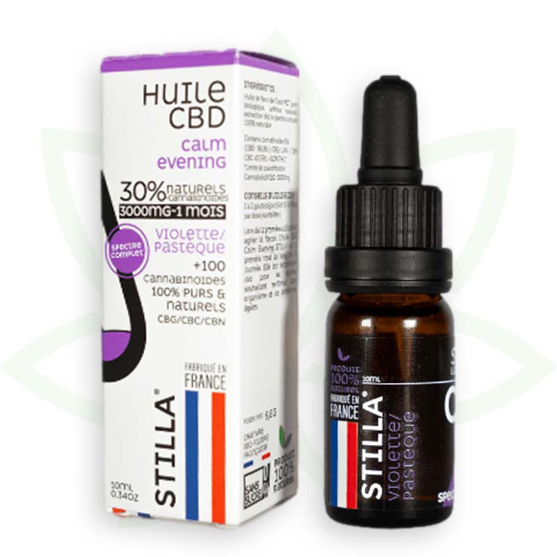 cbd rahulik õhtune õli 30 protsenti 10ml täisspektri stilla france mafrenchweed 8