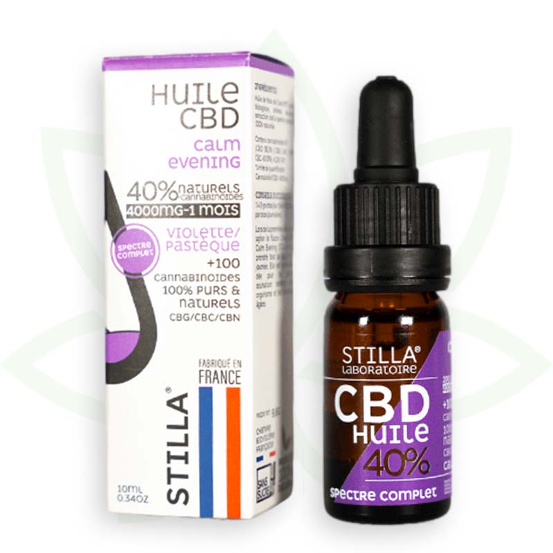 rahulik õhtu cbd õli 40 protsenti 10ml täisspektri stilla france mafrenchweed 10