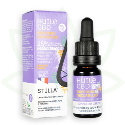 cbd looduslikud kaitsed õli 25 protsenti 10ml laia spektriga stilla france mafrenchweed 7