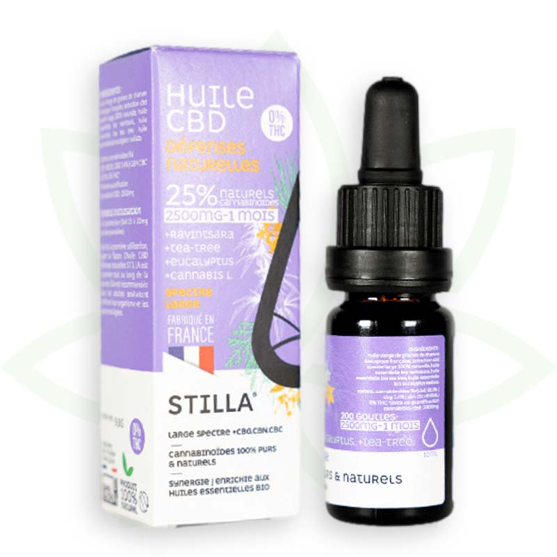 cbd looduslikud kaitsed õli 25 protsenti 10ml laia spektriga stilla france mafrenchweed 9