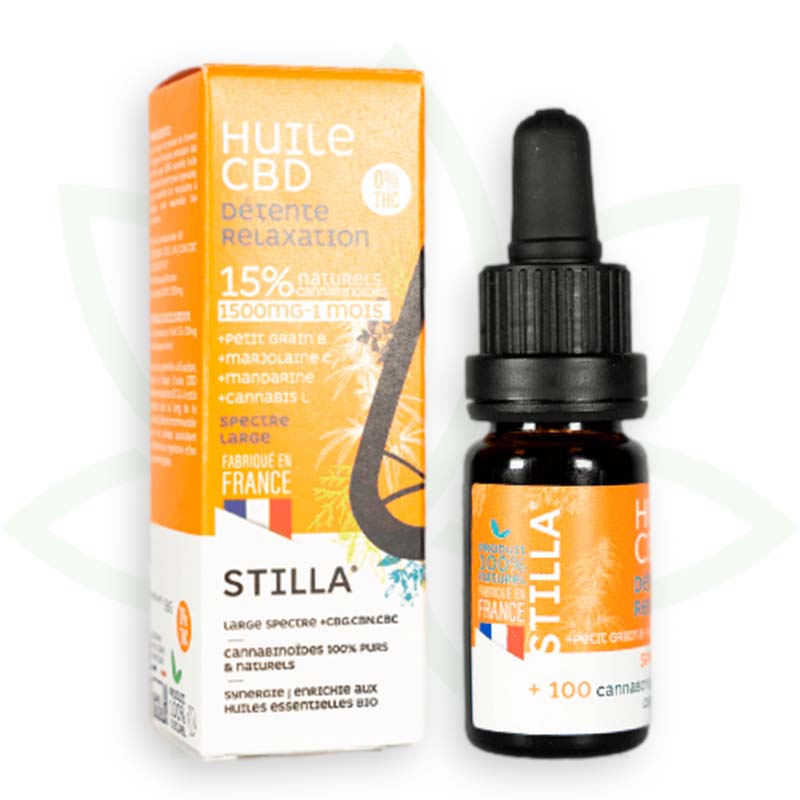 cbd õli lõõgastumine 15 protsenti 10ml laia spektriga stilla france mafrenchweed 5