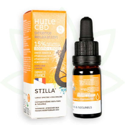 cbd õli lõõgastumine 15 protsenti 10ml laia spektriga stilla france mafrenchweed 6