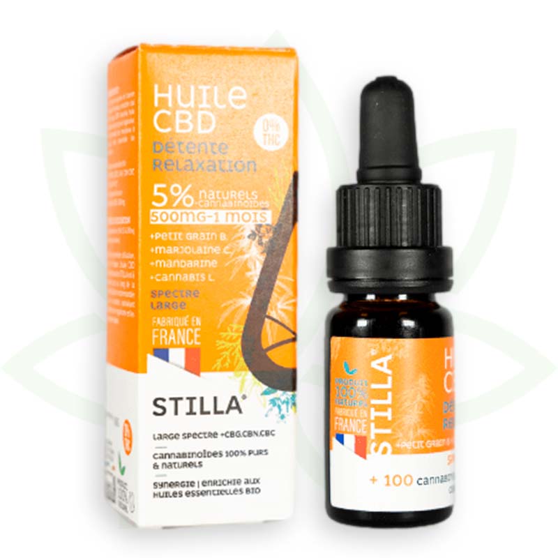 cbd õli lõõgastumine 5 protsenti 10ml laia spektriga stilla france mafrenchweed 2