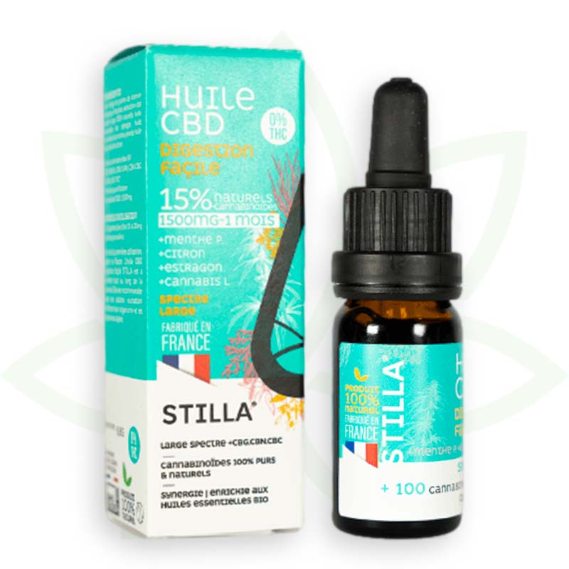 cbd õli lihtne seedimine 15 protsenti 10ml laia spektriga stilla france mafrenchweed 5