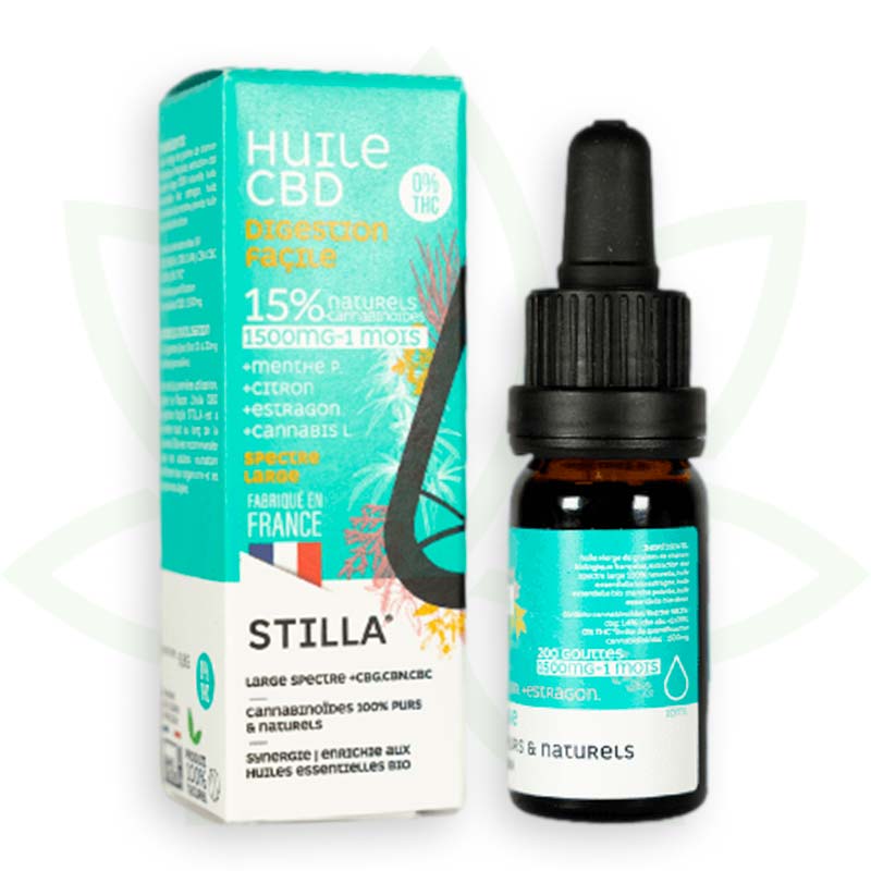 cbd õli lihtne seedimine 15 protsenti 10ml laia spektriga stilla france mafrenchweed 6