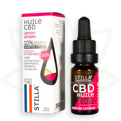 cbd õli sidruni ingver 10 protsenti 10ml täisspektri stilla france mafrenchweed 1