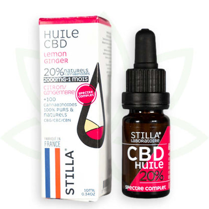 cbd õli sidruni ingver 20 protsenti 10ml täisspektri stilla france mafrenchweed 4