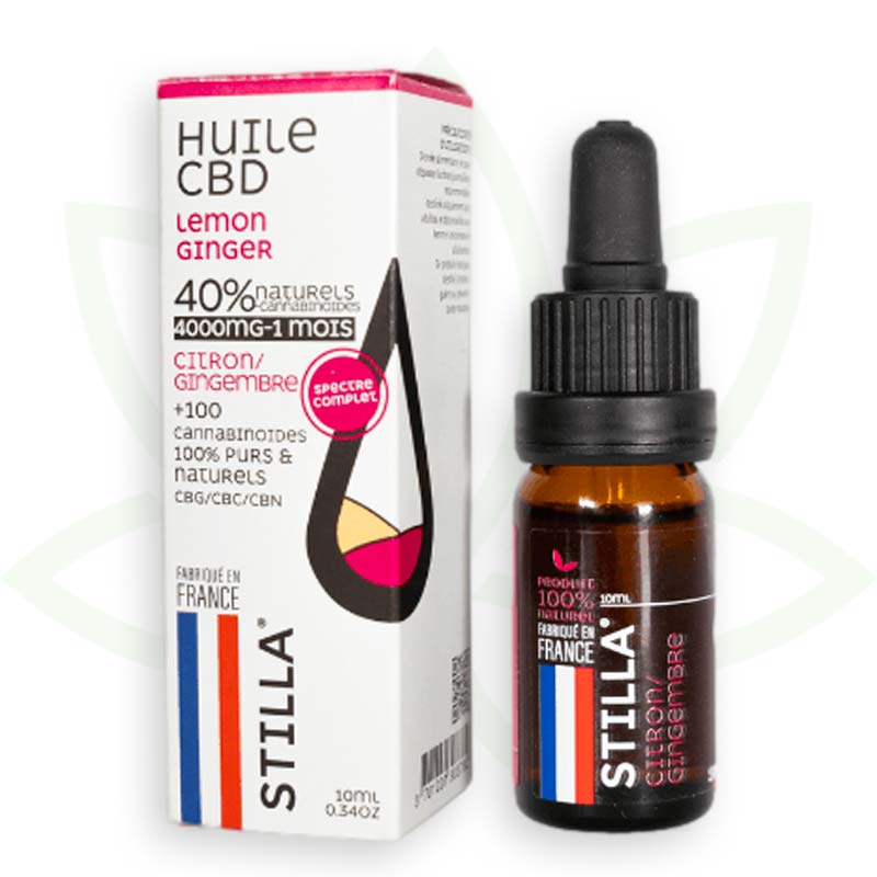 cbd õli sidruni ingver 40 protsenti 10ml täisspektri stilla france mafrenchweed 11