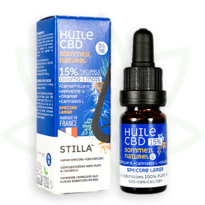 cbd õli looduslik uni 15 protsenti 10ml laia spektriga stilla france mafrenchweed 4