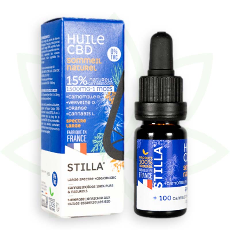 cbd õli looduslik uni 15 protsenti 10ml laia spektriga stilla france mafrenchweed 5