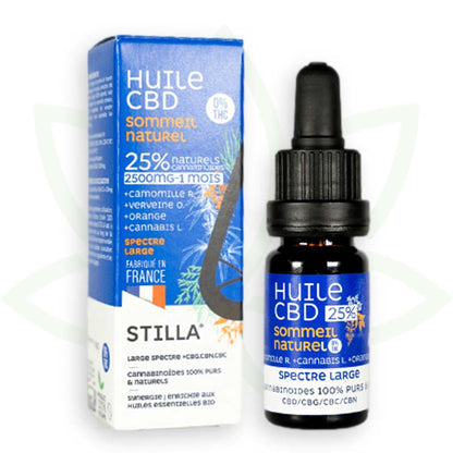 cbd õli looduslik uni 25 protsenti 10ml laia spektriga stilla france mafrenchweed 7