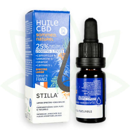 cbd õli looduslik uni 25 protsenti 10ml laia spektriga stilla france mafrenchweed 9