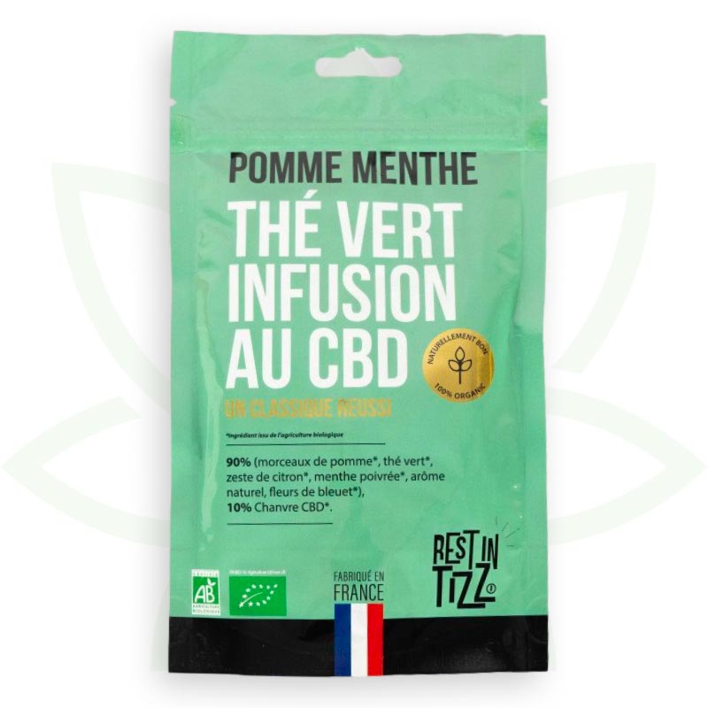 roheline cbd õunamündi piparmündi infusioon cbd orgaaniline puhkus tizz mafrenchweed 1